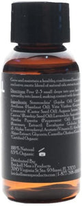 Brickell Men's Beard Oil for Men, Natural and Organic Argan and Jojoba Oil to Strengthen and Soften Hair, 1 Ounce, Scented