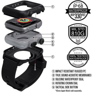 Catalyst Water Proof Shock Resistant Case For Apple Watch 42mm Series 2