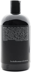 Brickell Men's Rapid Wash - Natural & Organic 3 in 1 Body Wash Gel for Men- Evergreen Scent -16oz