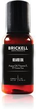 Load image into Gallery viewer, Brickell Men&#39;s Beard Oil for Men, Natural and Organic Argan and Jojoba Oil to Strengthen and Soften Hair, 1 Ounce, Scented