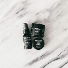 Load image into Gallery viewer, Brickell Men&#39;s Advanced Anti-Aging Routine - Night Face Cream, Vitamin C Facial Serum and Eye Cream - Natural &amp; Organic