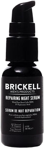 New Brickell Men's Anti Aging Repairing Night Serum for Men - Natural & Organic