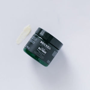 Brickell Men's Flexible Hold Wax Pomade for Men, Natural and Organic Irritation Free Natural Shine, 2 Ounce, Scented