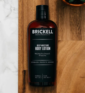 Brickell Men’s Deep Moisture Body Lotion for Men – Natural & Organic