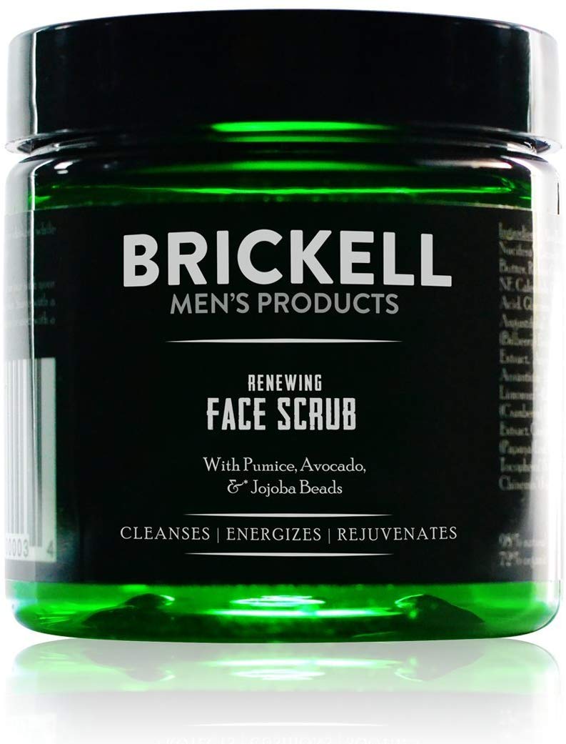 Brickell Men’s Renewing Face Scrub for Men
