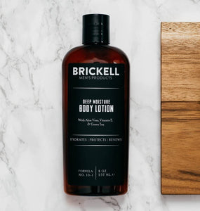 Brickell Men’s Deep Moisture Body Lotion for Men – Natural & Organic