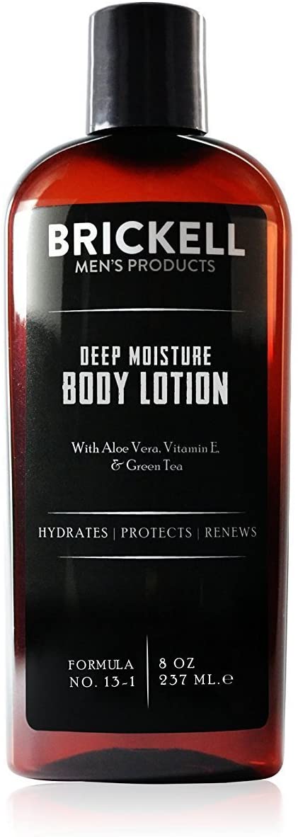 Brickell Men’s Deep Moisture Body Lotion for Men – Natural & Organic