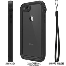 Load image into Gallery viewer, Catalyst® Waterproof Shock Resistant Case for iPhone 8 - Stealth Black