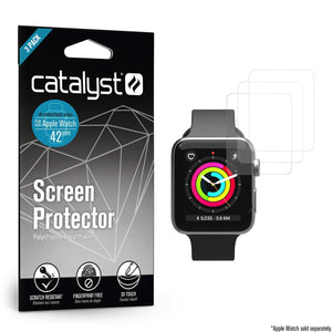 Catalyst® Screen Protector for 42mm Apple Watch Series 3, Series 2 & Series 1 (3 Packs)