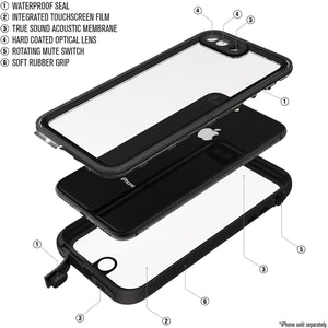 Catalyst® Waterproof Shock Resistant Case for iPhone 8 Plus - Stealth Black