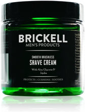 Load image into Gallery viewer, Brickell Men’s Smooth Brushless Shave Cream for Men - Natural &amp; Organic