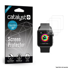 Load image into Gallery viewer, Catalyst® Screen Protector for 38mm Apple Watch Series 3 &amp; Series 2 (3 Packs)