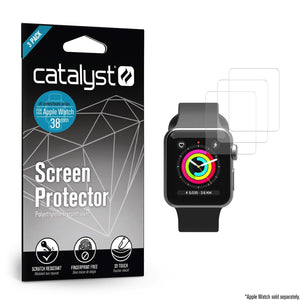 Catalyst® Screen Protector for 38mm Apple Watch Series 3 & Series 2 (3 Packs)
