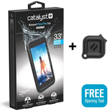 Load image into Gallery viewer, Catalyst® Waterproof Shock Resistant Case for iPhone 8 Plus - Stealth Black