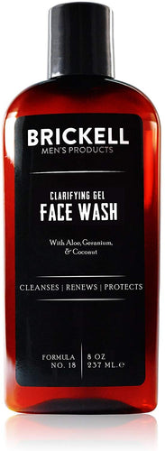 Brickell Men’s Clarifying Gel Face Wash for Men