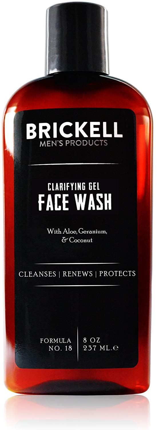 Brickell Men’s Clarifying Gel Face Wash for Men