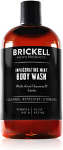 Load image into Gallery viewer, Brickell Men’s Invigorating Mint Body Wash for Men