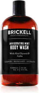 Brickell Men’s Invigorating Mint Body Wash for Men