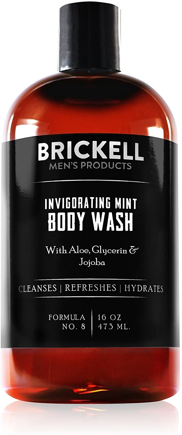 Brickell Men’s Invigorating Mint Body Wash for Men