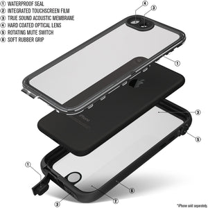 Catalyst CATIPHO7BLK Case For Apple iPhone 7 Waterproof Shockproof With High Touch Sensitivity Id (Stealth Black)