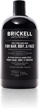 Load image into Gallery viewer, Brickell Men&#39;s Rapid Wash - Natural &amp; Organic 3 in 1 Body Wash Gel for Men- Evergreen Scent -16oz