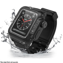 Load image into Gallery viewer, Catalyst® case for 38mm Apple Watch Series 3 &amp; Series 2 - Waterproof Shock Resistant (Stealth Black)