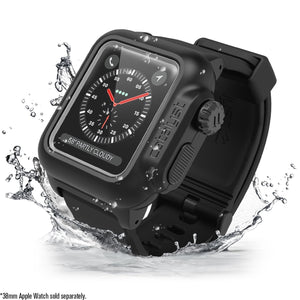 Catalyst® case for 38mm Apple Watch Series 3 & Series 2 - Waterproof Shock Resistant (Stealth Black)