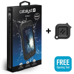 Catalyst® Waterproof Shock Resistant Case for iPhone 8 - Stealth Black