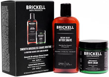 Load image into Gallery viewer, Brickell Men’s Smooth Brushless Shave Routine - Shave Cream &amp; Aftershave