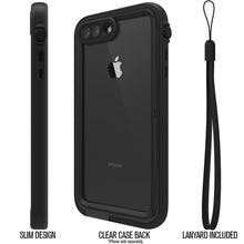 Load image into Gallery viewer, Catalyst® Waterproof Shock Resistant Case for iPhone 8 Plus - Stealth Black