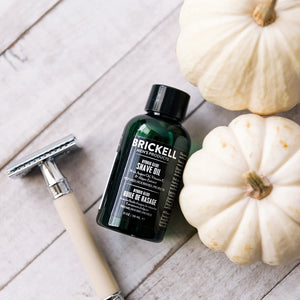 Brickell Men's Hybrid Glide Pre Shave Oil For Men, Natural and Organic Irritation Free Smooth Glide Before Shave, 2 Ounce, Scented