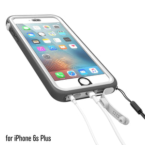 Catalyst Waterproof Shockproof Case For Apple Iphone 6S Plus (White & Mist Gray) With High Touch Sensitivity Id