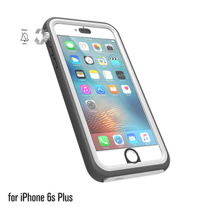 Catalyst Waterproof Shockproof Case For Apple Iphone 6S Plus (White & Mist Gray) With High Touch Sensitivity Id