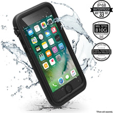 Load image into Gallery viewer, Catalyst CATIPHO7BLK Case For Apple iPhone 7 Waterproof Shockproof With High Touch Sensitivity Id (Stealth Black)