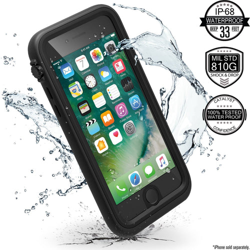 Catalyst CATIPHO7BLK Case For Apple iPhone 7 Waterproof Shockproof With High Touch Sensitivity Id (Stealth Black)
