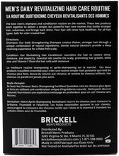 Load image into Gallery viewer, Brickell Men’s Daily Revitalizing Hair Care Routine, Mint and Tea Tree Oil Shampoo, Strength and Volume Enhancing Conditioner, Natural and Organic