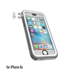 Catalyst Waterproof Shockproof Case For Apple Iphone 6S (White & Mist Gray) With High Touch Sensitivity Id